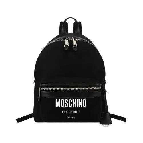 Moschino , Milano Couture Backpack for Men ,Black male, Sizes: ONE SIZE