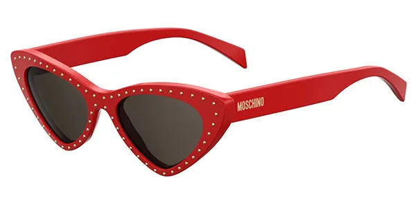 Moschino MOS006/S C9A/IR Women's Sunglasses Red Size 52