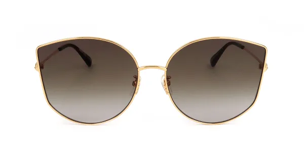 Moschino MOS086/G/S Asian Fit 001/HA Women's Sunglasses Gold Size 64