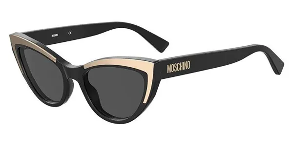 Moschino MOS094/S 807/IR Women's Sunglasses Black Size 53