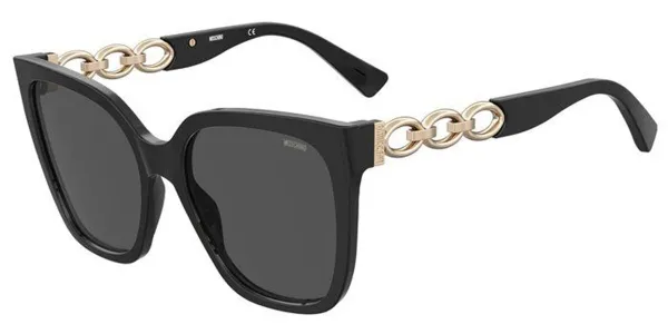 Moschino MOS098/S 807/IR Women's Sunglasses Black Size 55