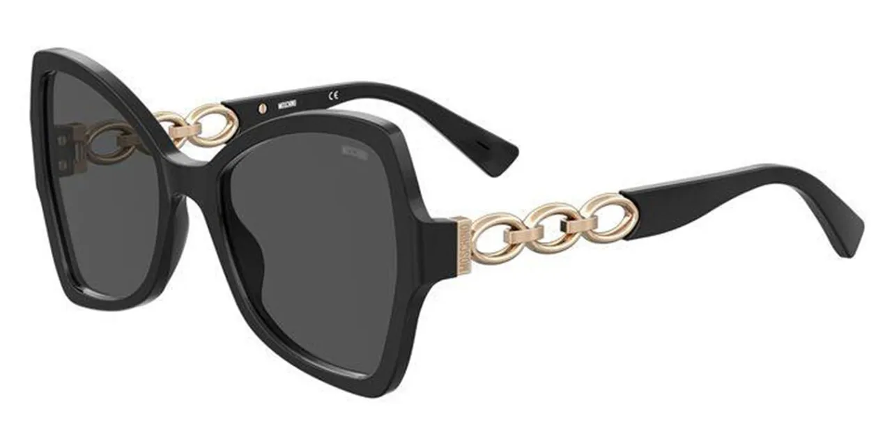 Moschino MOS099/S 807/IR Women's Sunglasses Black Size 54