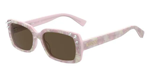 Moschino MOS107/S 35J/70 Women's Sunglasses Pink Size 56