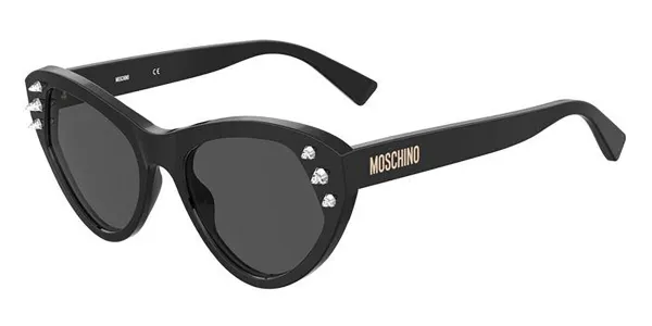 Moschino MOS108/S 807/IR Women's Sunglasses Black Size 54