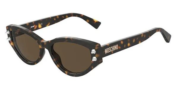 Moschino MOS109/S 086/70 Women's Sunglasses Tortoiseshell Size 55