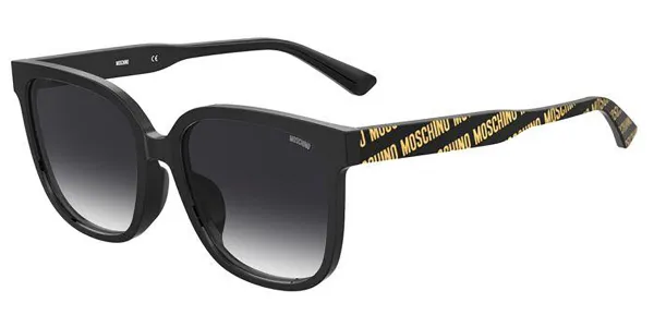 Moschino MOS134/F/S 7RM/9O Women's Sunglasses Black Size 58