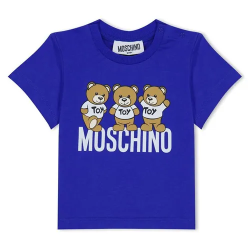 MOSCHINO Moschino Bear Tee In34 - Blue