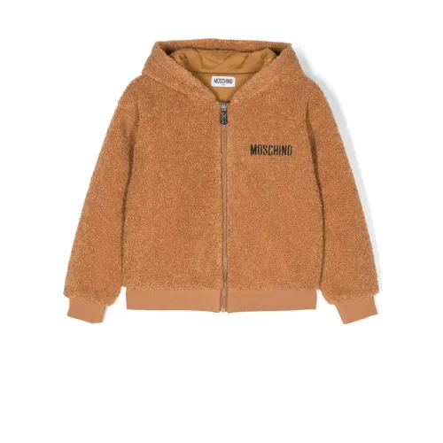 Moschino , Moschino Kids Sweaters Brown ,Brown male, Sizes: