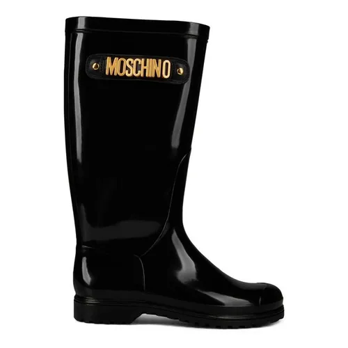 MOSCHINO Moschino Logo Wellie Jn34 - Black