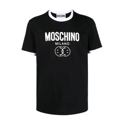 Moschino , Moschino T-shirts and Polos Black ,Black male, Sizes: