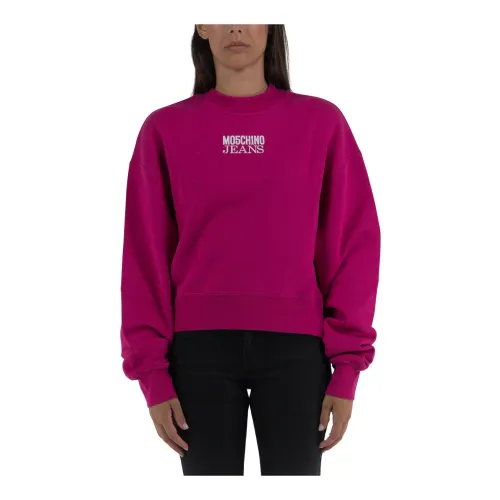 Moschino , Oversized Sweatshirt ,Pink female, Sizes: