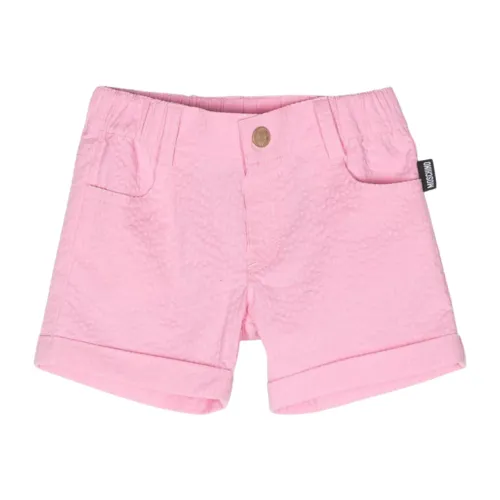 Moschino , Pink Teddy Bear Shorts ,Pink female, Sizes: