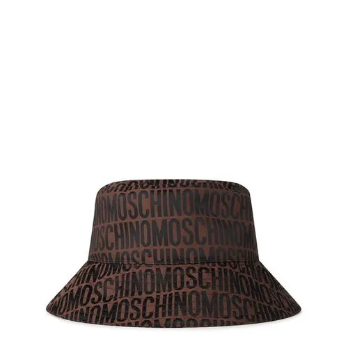 MOSCHINO Print Logo Bucket Hat - Brown