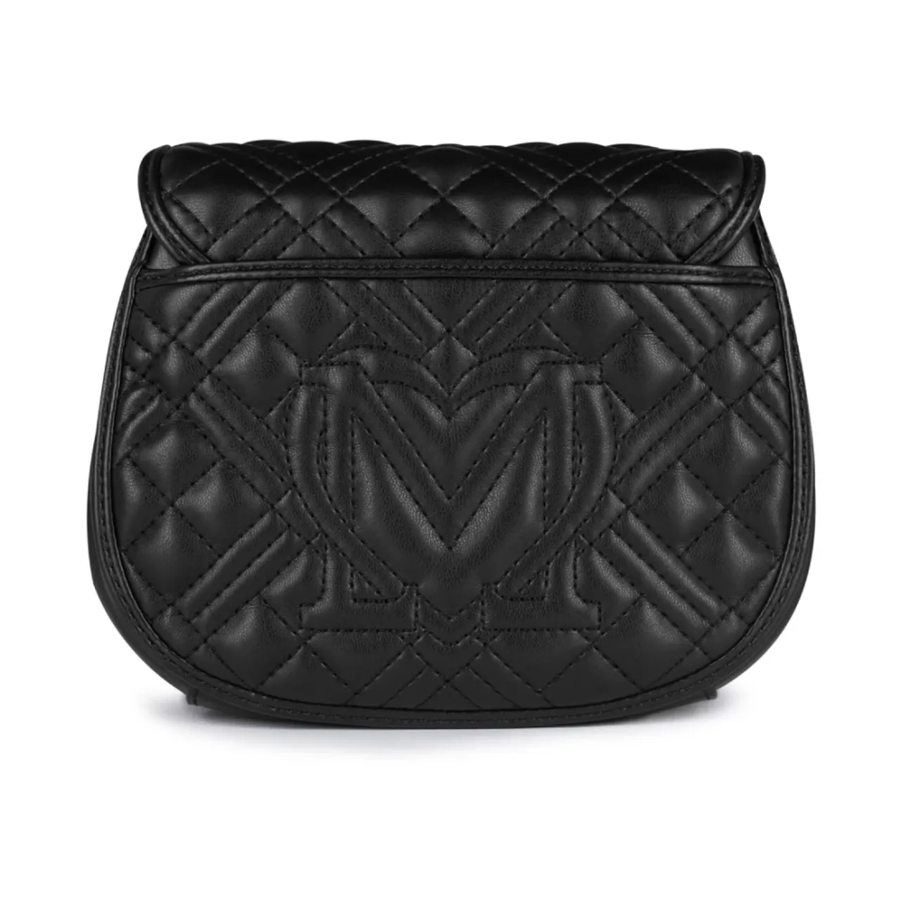 Moschino , Quilted Crossbody Bag ,Black female, Sizes: ONE SIZE