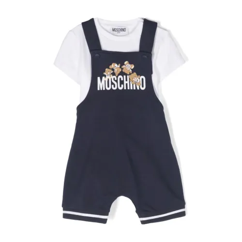 Moschino , Rompers - Blouse and Salopette ,Blue unisex, Sizes: