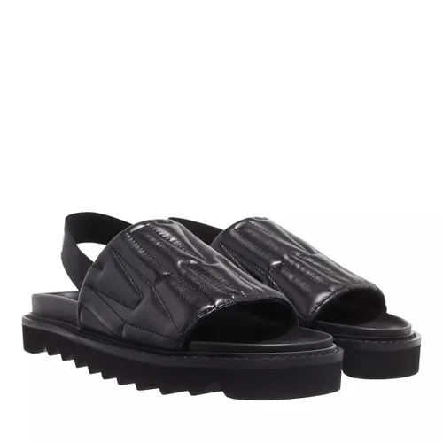 Moschino Sandals - Fussbett Nappa - black - Sandals for ladies
