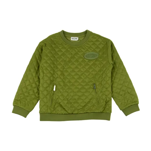 Moschino , Stylish Sweaters ,Green male, Sizes: