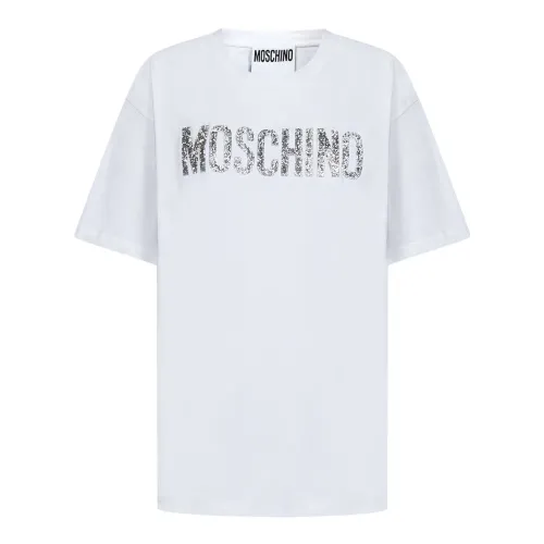 Moschino , Stylish T-shirts ,White female, Sizes: