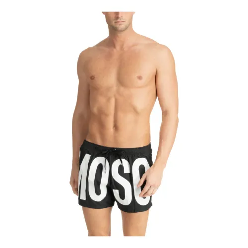 Moschino , Swim shorts ,Black male, Sizes: