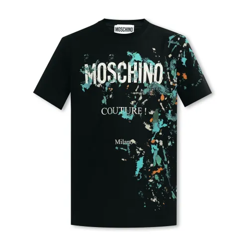 Moschino , T-shirt with logo ,Multicolor male, Sizes: