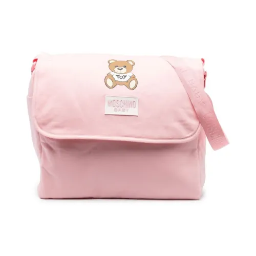 Moschino , Teddy Bear Changing Bag for Baby Girl ,Pink unisex, Sizes: ONE SIZE