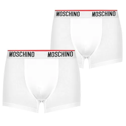 MOSCHINO Two Pack Boxer Trunks - White