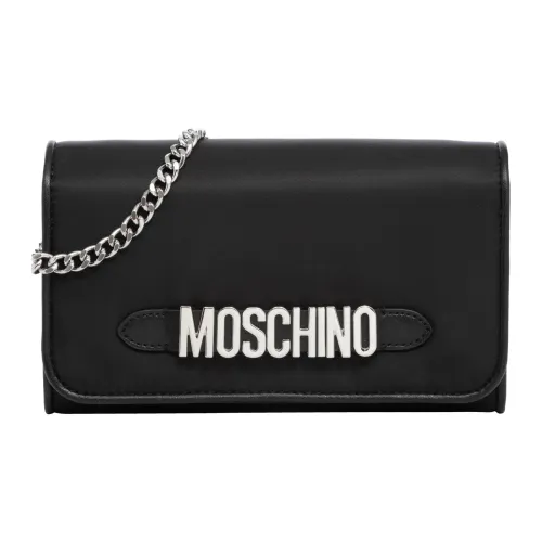 Moschino , Wallet ,Black female, Sizes: ONE SIZE