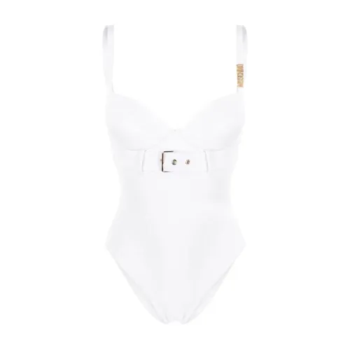 Moschino , White Beachwear Swimsuit Casual Style ,White female, Sizes: