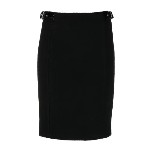 Moschino , Women's Clothing Skirts Black Aw21 ,Black female, Sizes: