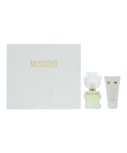 Moschino Womens Toy 2 Eau De Parfum 30ml + Body Lotion 50ml Gift Set For Her - Apple - One Size