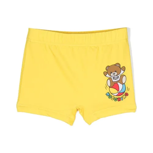 Moschino , Yellow Sunflower Teddy Bear Swimwear ,Yellow male, Sizes: