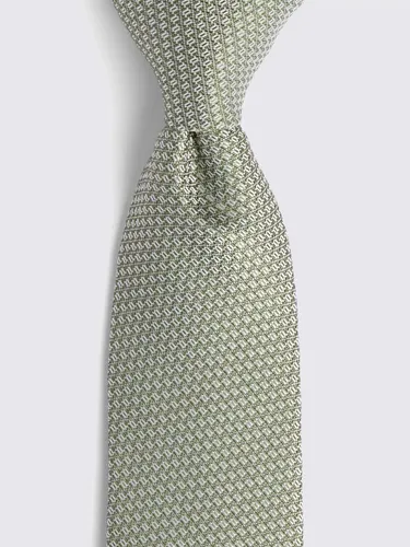 Moss Textured Tie - Green - Male