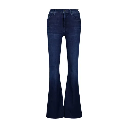 Mother , Flared-Leg Denim Jeans ,Blue female, Sizes: