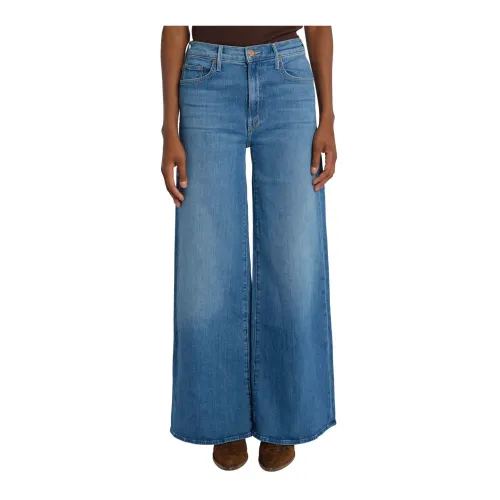 Mother , Mother Trousers Blue ,Blue female, Sizes: