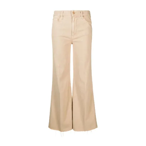 Mother , Roller Fray Jeans ,Beige female, Sizes:
