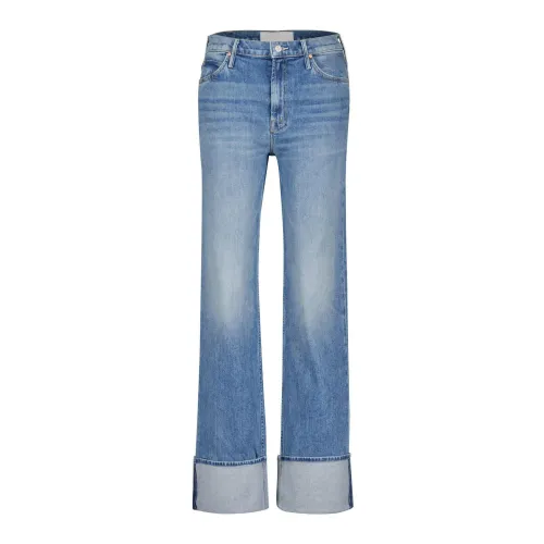 Mother , Straight Jeans ,Blue female, Sizes: