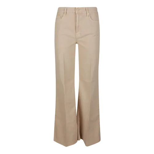 Mother , THE Roller Fray Jeans ,Beige female, Sizes: