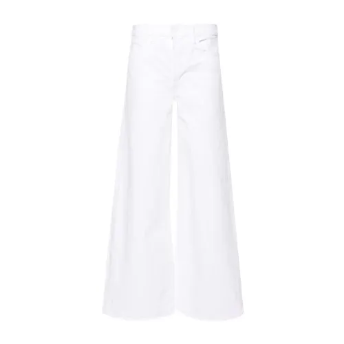 Mother , Wide Leg Jeans - The Undercover ,White female, Sizes:
