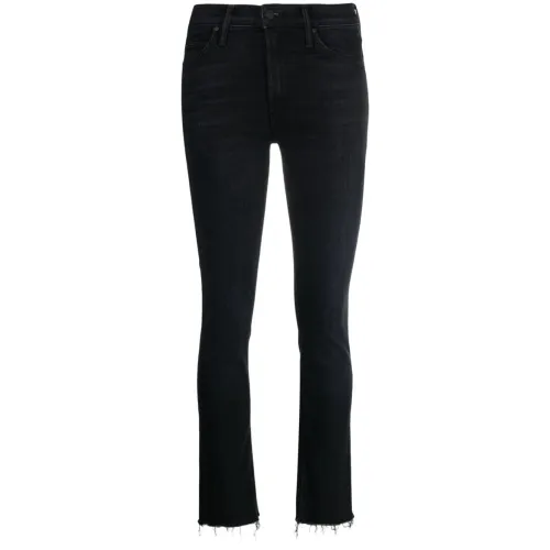 Mother , Womens Clothing Jeans Denim Aw23 ,Black female, Sizes: