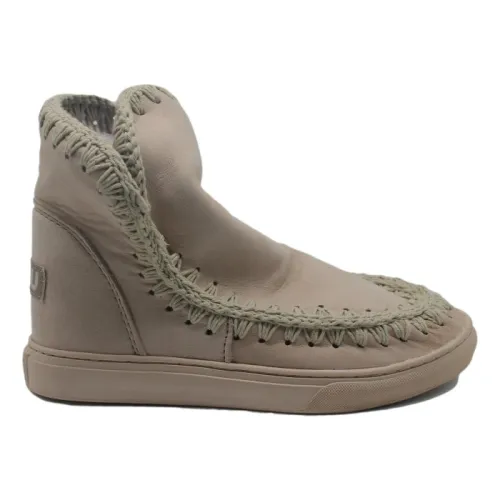 Mou , Beige Summer Eskimo Sneakers ,Beige female, Sizes: