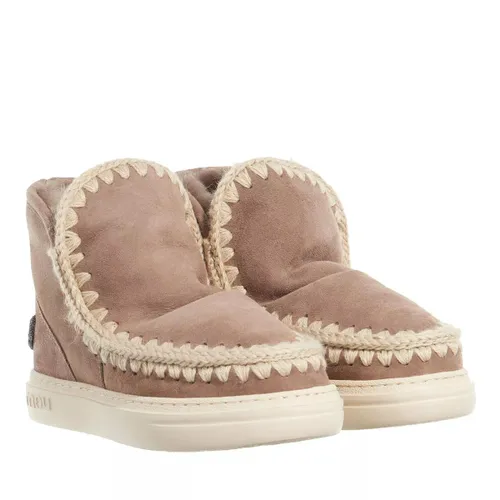 Mou Boots & Ankle Boots - Eskimo Sneaker Bold Glit.Logo - taupe - Boots & Ankle Boots for ladies