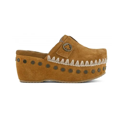 Mou , Clogs ,Brown female, Sizes: