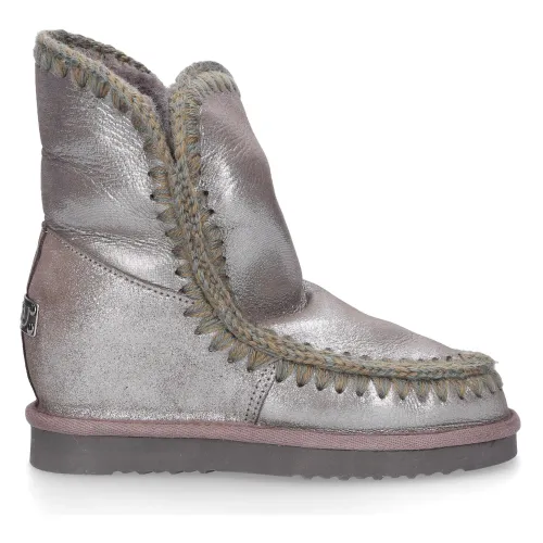 Mou , Eskimo Wedge Boots ,Gray female, Sizes: