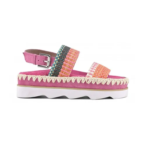 Mou , Flat Sandals ,Pink female, Sizes: