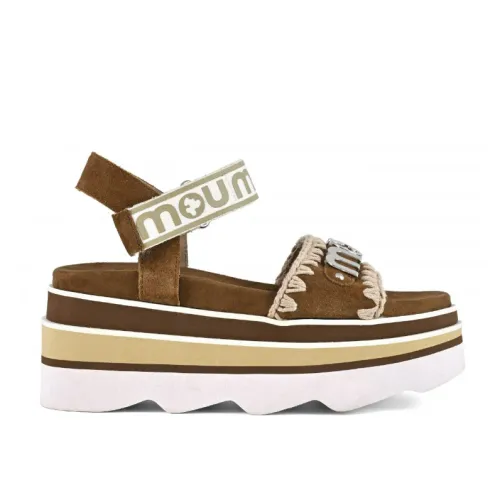 Mou , Mou Sandals Brown ,Brown female, Sizes: