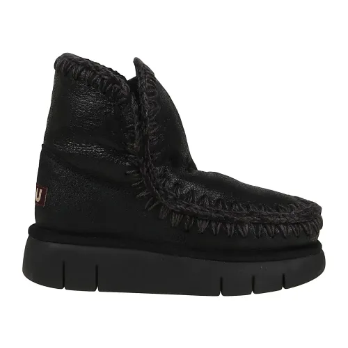 Mou , Women's Shoes Ankle Boots Black Aw22 ,Black female, Sizes: