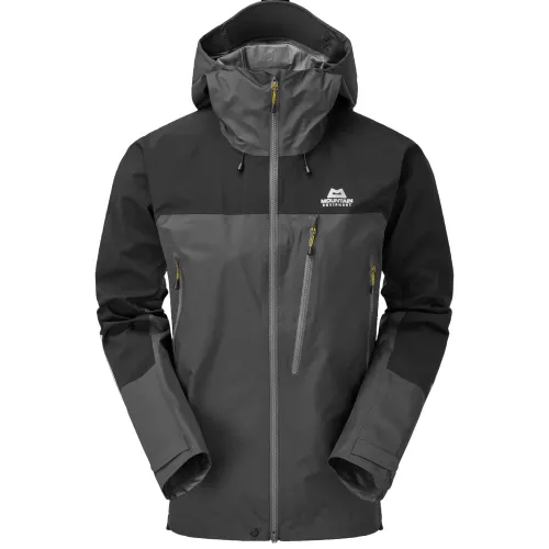 Mountain Equipment Lhotse Waterproof Jacket: Anvil Grey/Black: