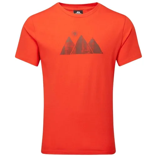 Mountain Equipment Mountain Sun Tee: Cardinal Orange: L