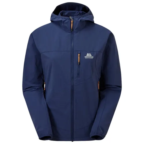 Mountain Equipment Womens Echo Hooded Jacket: Medieval Blue: 8