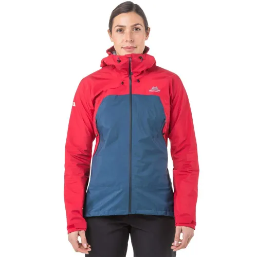 Mountain Equipment Womens Firefox Waterproof Jacket: Majolica/Capsicum